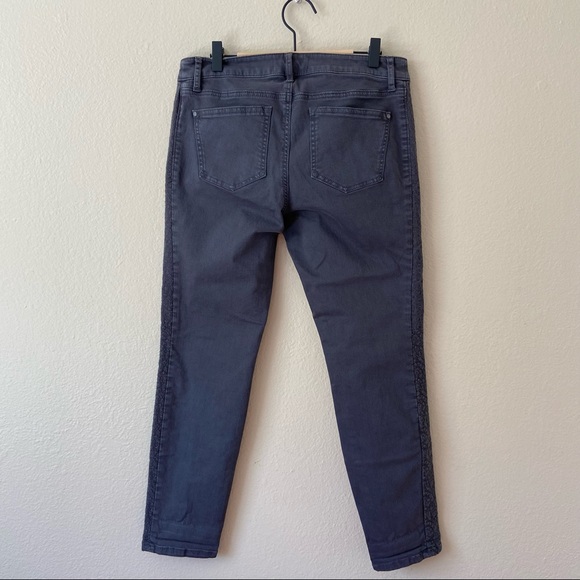 Sundance Gray Pants Embroidered Detailing on Sides - Picture 2 of 4